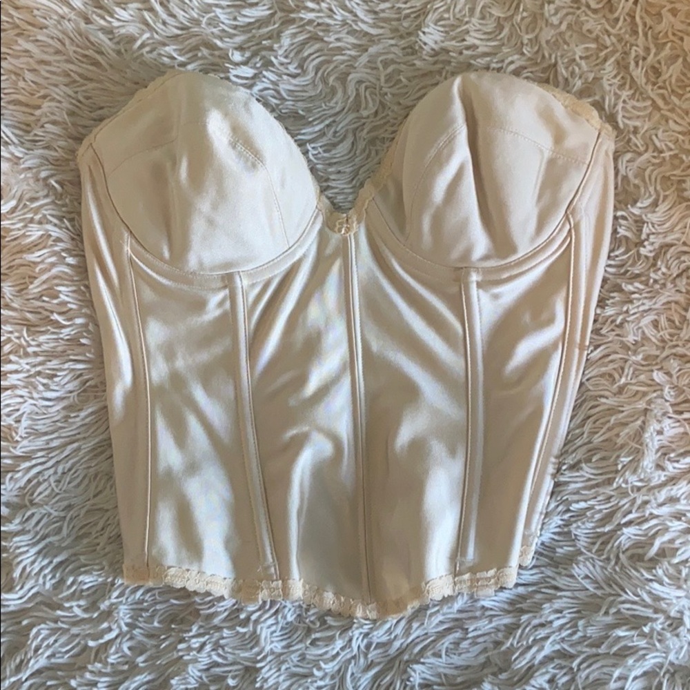 Vintage cream corset